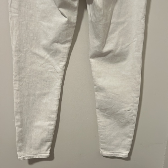 J Crew Denim White Curvy Toothpick Jeans Spring Summer Size 33 - Picture 5 of 5